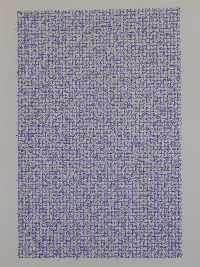 Dantes Mitwegs doppelt | 21 x 29,7 cm; Kugelschreiber auf Papier