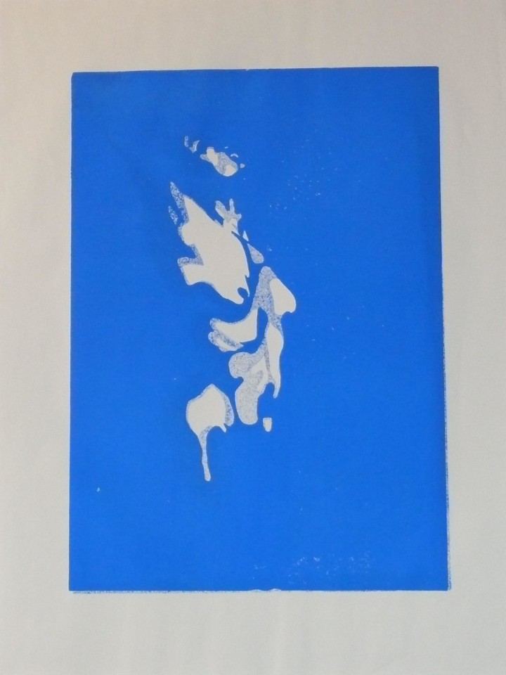 Frauenakt 7/5 | 42 x 57 cm; Linoldruck auf Papier