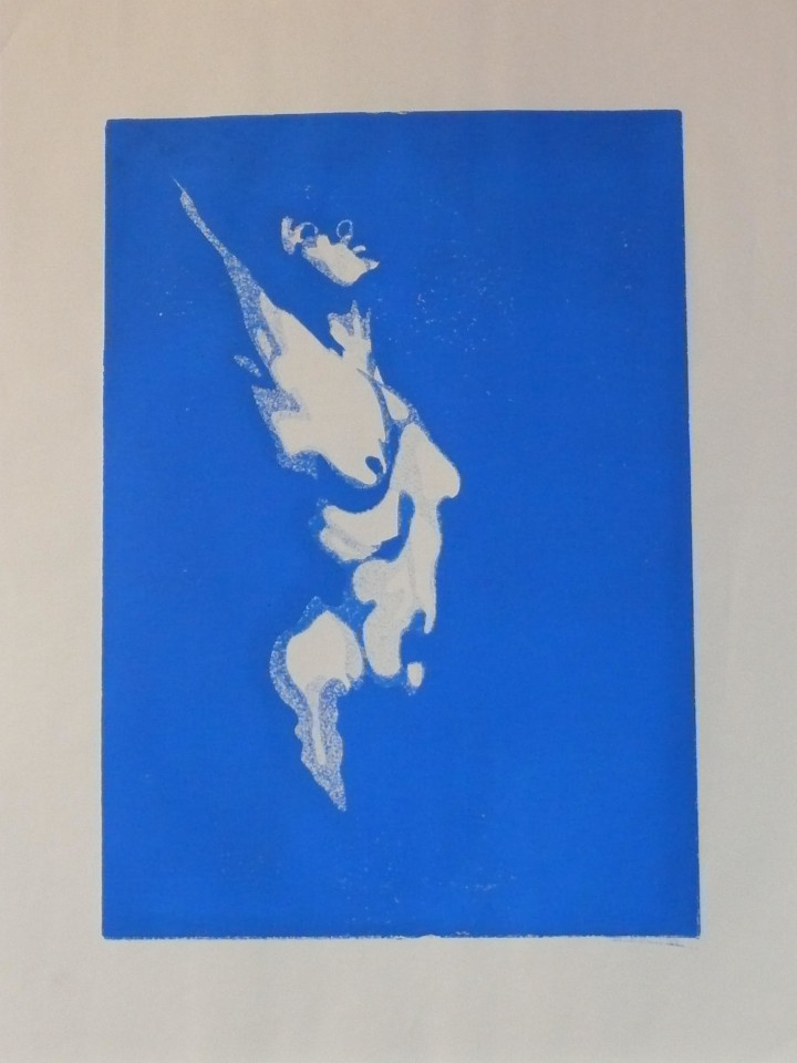 Frauenakt 7/6 | 42 x 57 cm; Linoldruck auf Papier