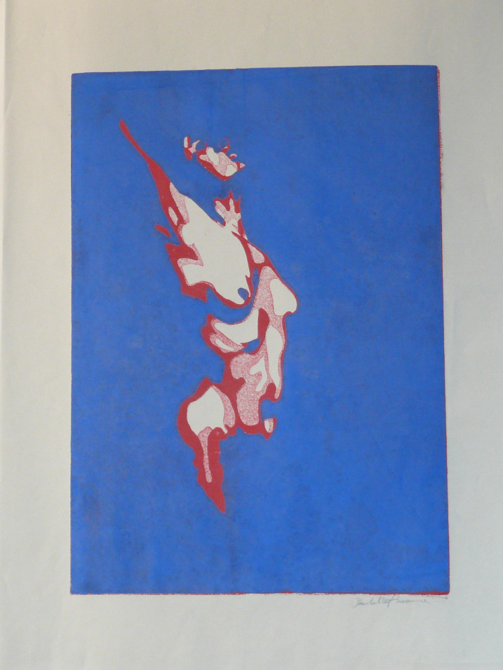 Frauenakt 4/2 | 42 x 57 cm; Linoldruck auf Papier