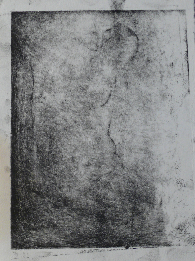 Frauenkörper 6/1 | 17,5 x 25 cm, Radierung auf Papier