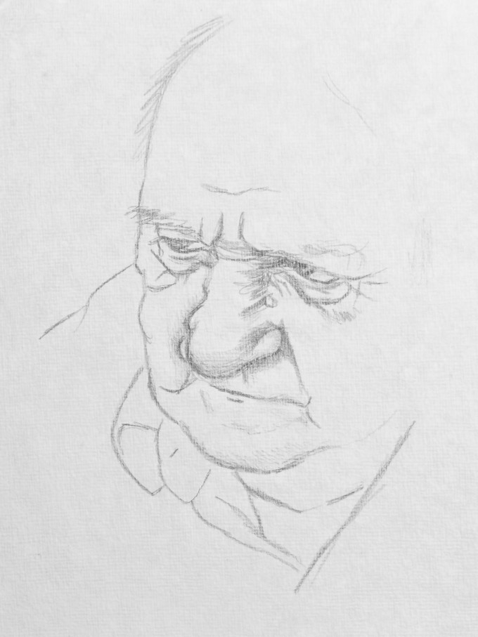 Anton 3/1 | 21 x 29 cm; Bleistift auf Papier