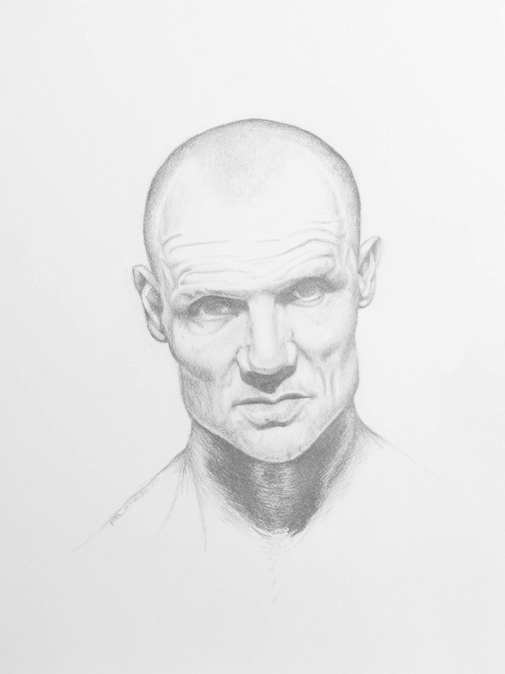 Flea | 29,5 x 42 cm; Bleistift auf Papier