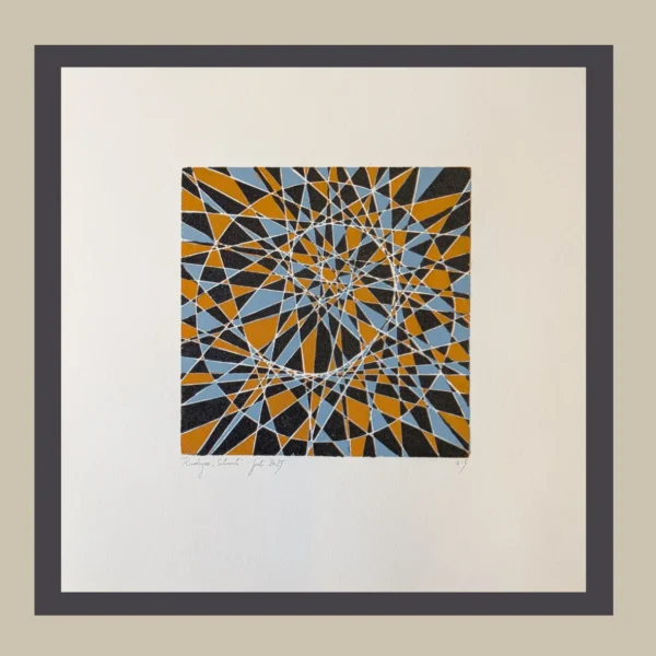 schwarz-blau-orange